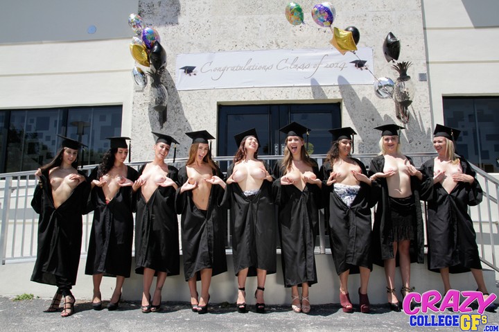 Graduation Day Crazy College Gf's 4